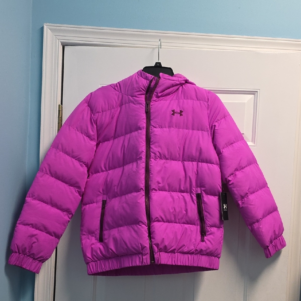 NWT Girl's Under Armour Puffer Winter Jacket